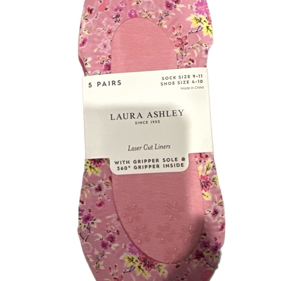 Laura Ashley Pink Floral Laser Cut Liners - Picture 1 of 2
